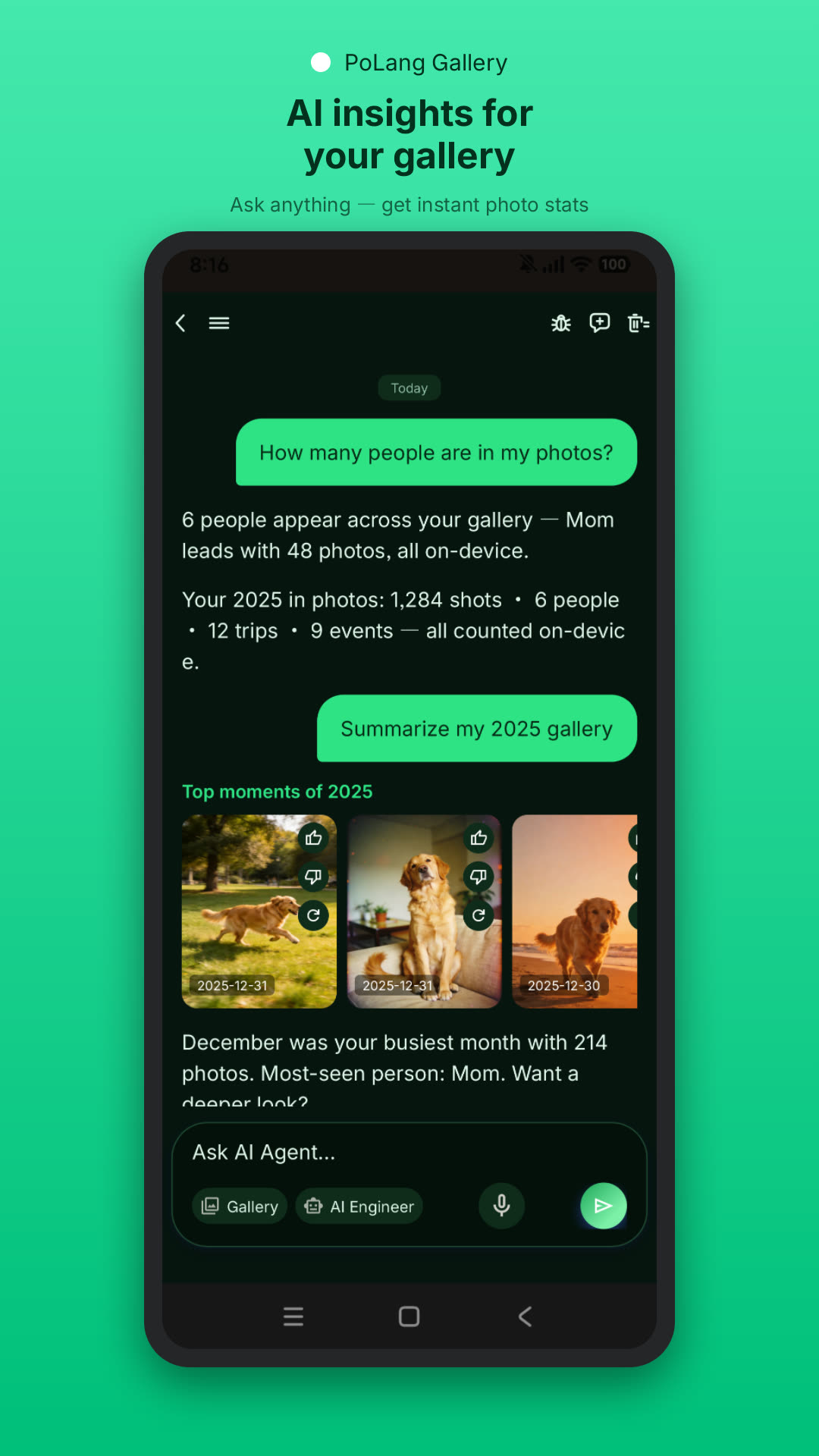 Gallery insights
